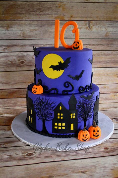 Halloween Birthday Cake - Decorated Cake by GlykaBakeShop - CakesDecor