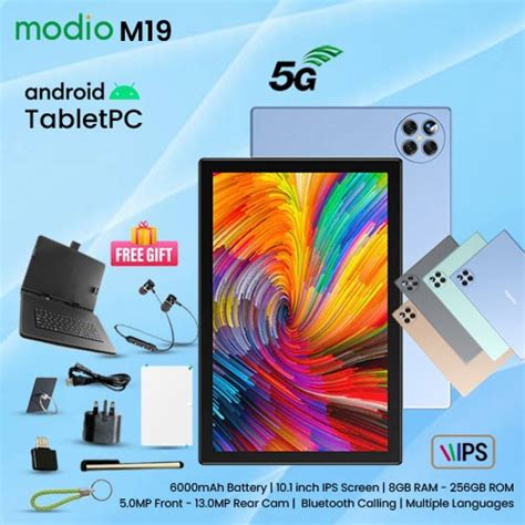 MODIO M19 ANDROID 5G TABLET 8GB RAM/256GB at best price | meowpo.com ...