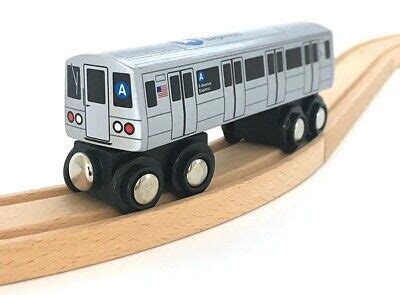 Munipals MP01-110A Wooden Subway Train New York City MTA NYC-A 8th Ave ...