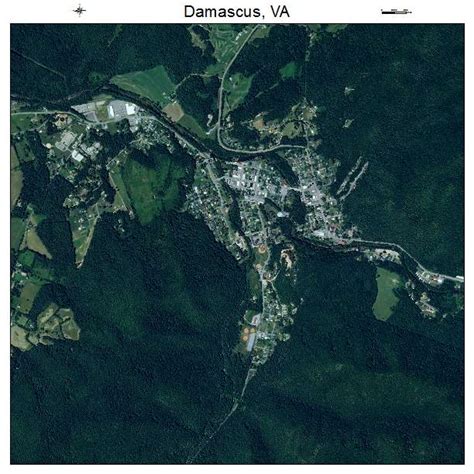 Aerial Photography Map of Damascus, VA Virginia