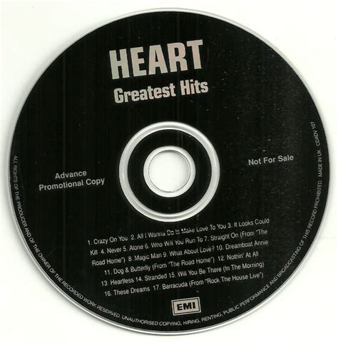 Heart - Greatest Hits (CD) | Discogs