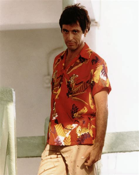 Al Pacino in Scarface | Hawaiian shirt outfit, Al pacino, Scarface