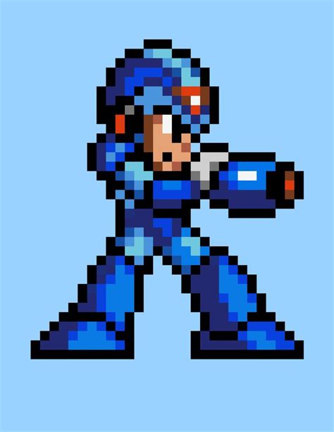 megaman pixel art - Pesquisa Google | Pixel art, Jogos, Ideias de tattoo