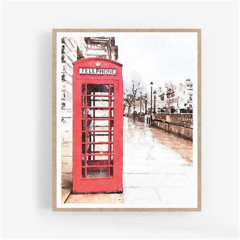 London Phone Booth - Etsy Canada