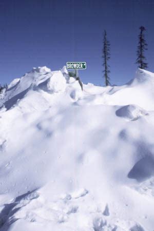 Snow Berm, Anchorage Alaska