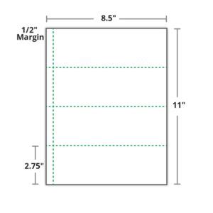 Custom Perforated Paper | Business Cards/Forms, Return Slips & Tickets