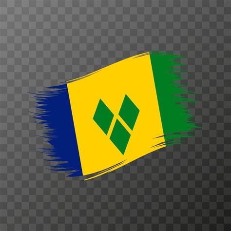 Saint Vincent and the Grenadines national flag. 19465470 Vector Art at Vecteezy