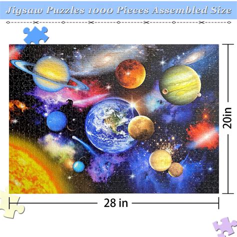 Space Planet Jigsaw Puzzles 1000 Pieces Challenge for kids and Adults – MISITU