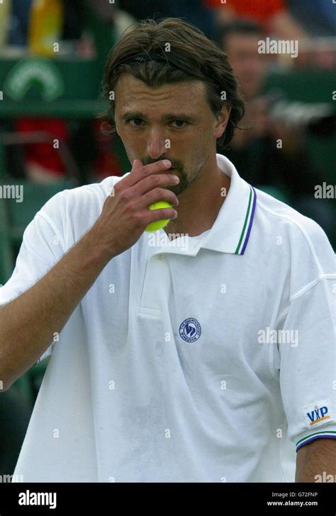 WIMBLEDON Goran Ivanisevic Stock Photo - Alamy