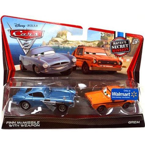 Disney Pixar Cars Cars 2 Finn McMissile with Weapon Grem Exclusive 155 ...