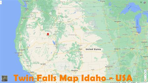 Twin Falls, Idaho Map