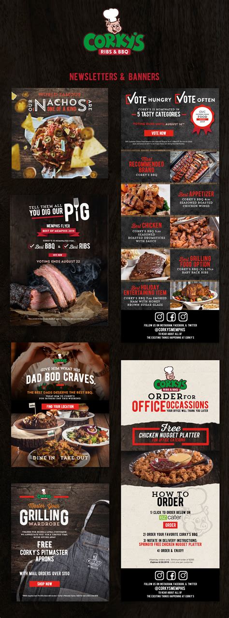 Corky's Ribs & BBQ on Behance