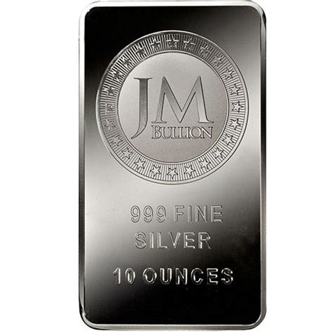 Buy 10 oz JM Bullion Silver Bars Online (New) l JM Bullion™ | Silver bars, Bullion, Silver