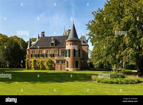 Keukenhof Castle, built in classicist style, situated opposite the ...