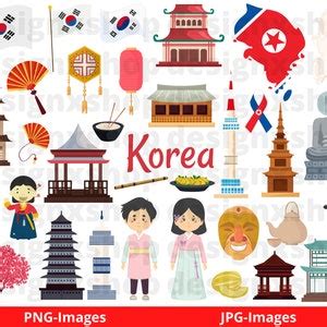 Korea Clipart Korean Clipart Culture Clipart Country Clipart Travel ...