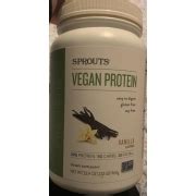 Sprouts Vegan Protein, Vanilla: Calories, Nutrition Analysis & More | Fooducate