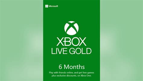 Buy Xbox Live Gold - 6 Months - lowest price