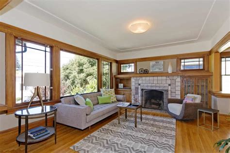 70 Craftsman-Style Living Room Ideas (Photos)