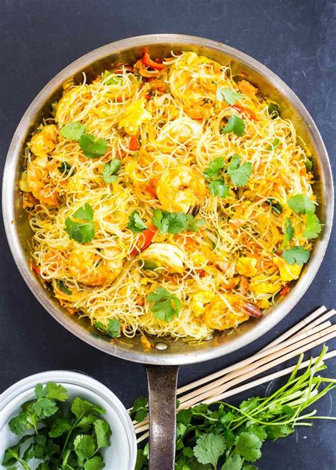 Singapore Noodles with Shrimp Recipe