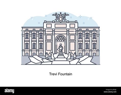 Trevi Fountain Illustration - Best Decorations