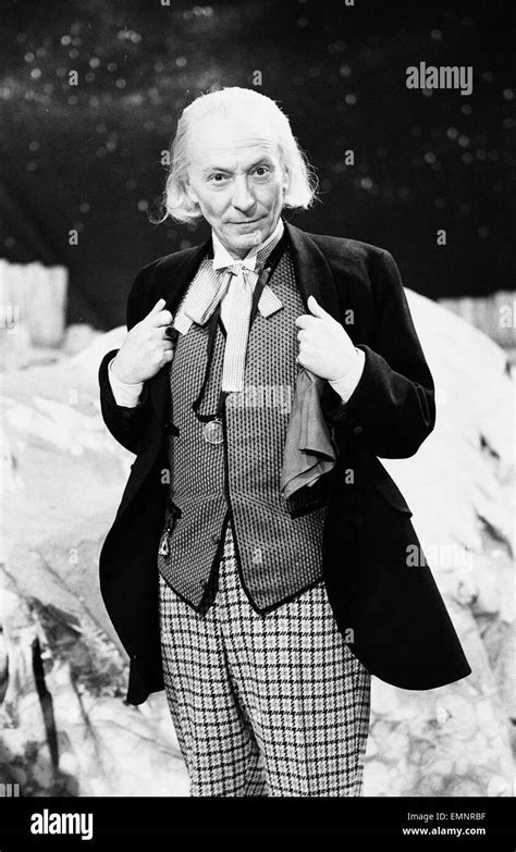 Actor William Hartnell - the first Doctor - pictured during rehearsals ...