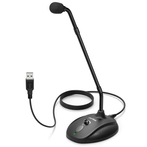 FIFINE K052 USB PC Computer Microphone (Mute Button/Volume Dial/LED In ...