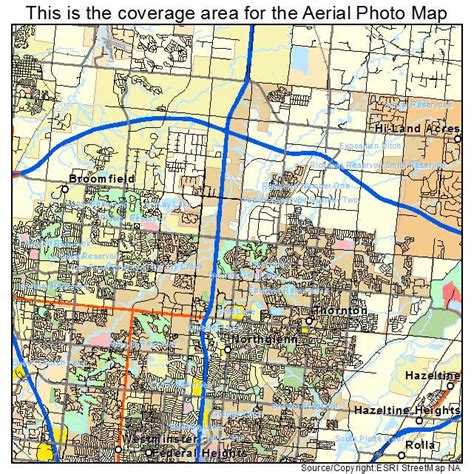 Aerial Photography Map of Northglenn, CO Colorado