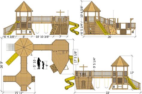 Edward Thatch Pirate Ship Playground Plan in 2022 | Building a shed ...