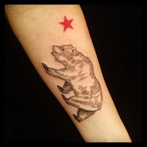 California Flag Tattoo | California Bear Flag | Pinterest