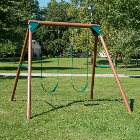 Swing-N-Slide Equinox Swing Set Residential Wood Playset in the Wood Playsets & Swing Sets ...