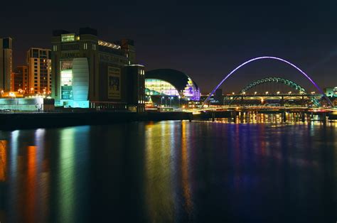 Newcastle Quayside at night