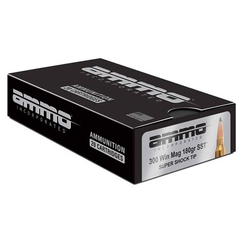 Ammo Inc Signature 300 Winchester Magnum 180gr SST Rifle Ammo - 20 Rounds | Sportsman's Warehouse