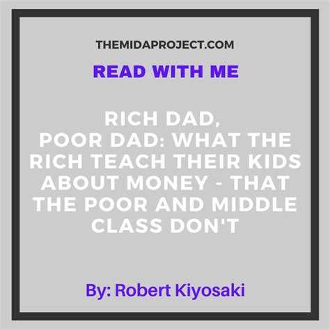 Lessons From Rich Dad, Poor Dad Chapter 1 – Part 1 – The M.I.D.A Project