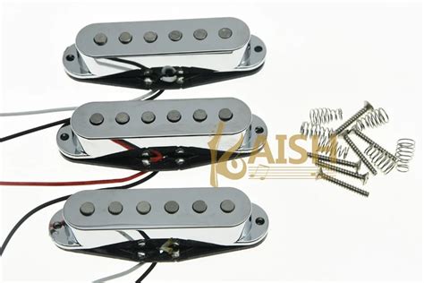 Aliexpress.com : Buy 3x N/M/B Chrome Alnico 5 Single Coil Pickups High Output Sound Strat SSS ...