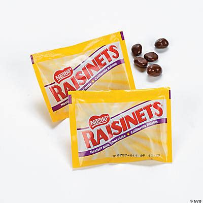 Nestle® Raisinets® Fun Size Chocolate Candy Packs - Oriental Trading ...