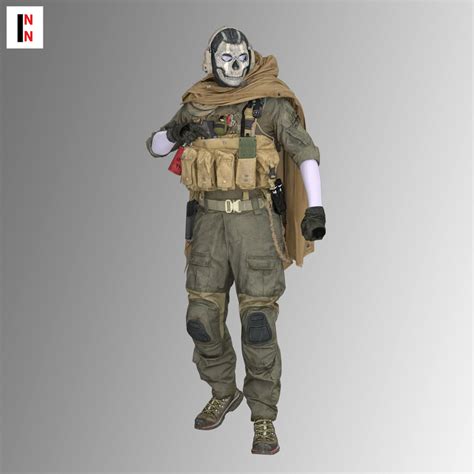 COD - Ghost Jawbone Outfit for Genesis 8 Male Daz Content by INN