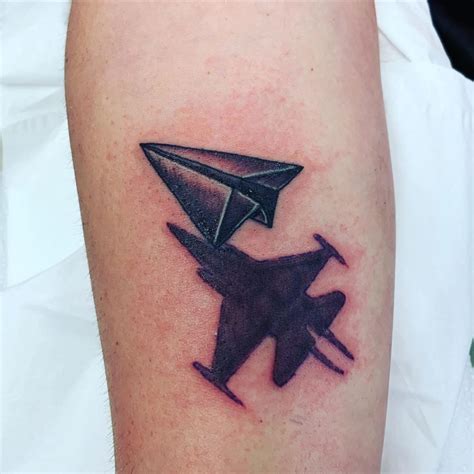 101 Amazing Paper Airplane Tattoo Designs You Need To See! | Outsons | Men's Fashion Tips And ...