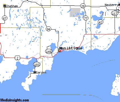 Manistique Vacation Rentals, Hotels, Weather, Map and Attractions