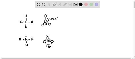 SOLVED: Bond angles within a molecule can differ depending on the ...