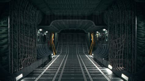 Vova Brown - C-130 Hercules Cargo Aircraft Interior PBR