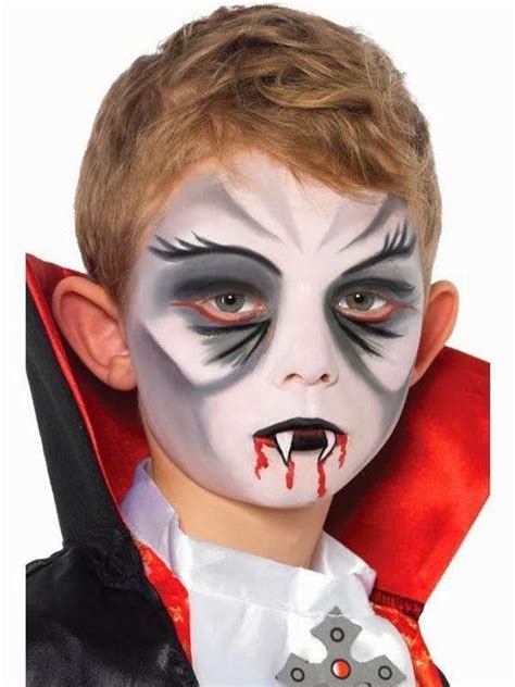 Maquillaje de vampiro paso a paso. Maquillaje infantil de Halloween | Maquillaje de vampiro ...