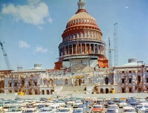 Red Capitol Dome, Washington DC, ca. 1960s ~ vintage everyday