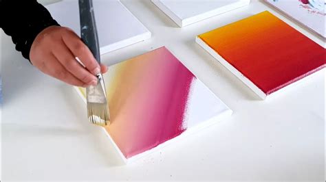 How to Blend Acrylic Paint II - 4 Blending Techniques for beginners ...