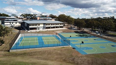 Gladstone State High School, New GLA Building & Tennis Courts - Paynters