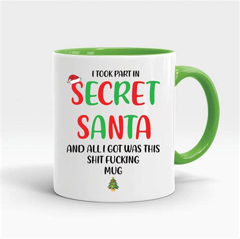 Funny Secret Santa Gifts Took Part In Secret Santa All I Got | Etsy