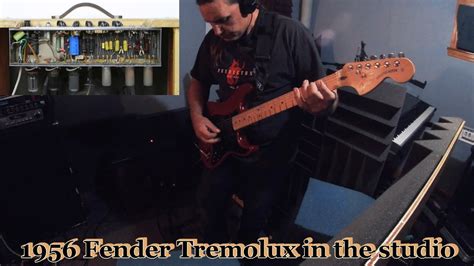 Behind the scenes in the studio recording a 1956 Fender amp for our up coming album Reefer ...