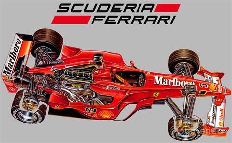 Italian Formula 1 Ferrari F399 engine 048 3.0L V10 team Scuderia ...