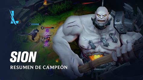 Resumen de Sion | Jugabilidad - League of Legends: Wild Rift - YouTube