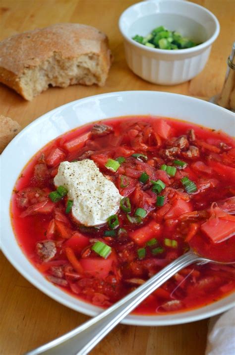 Authentic Russian Borscht with Beef Recipe | Fablunch | Beef recipes ...