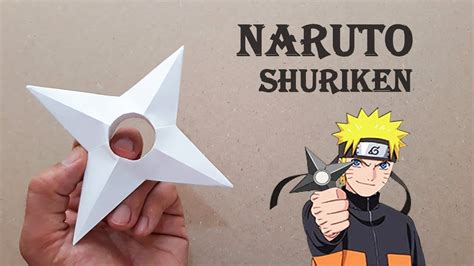 KAĞITTAN NARUTO SHURİKEN YAPIMI - ( How To Make a Paper Ninja Star ...